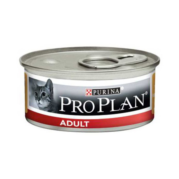 کنسرو گربه بالغ با طعم مرغ پروپلن – Proplan Adult — تصویر ۲
