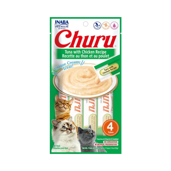 بستنی گربه با طعم ماهی تن و مرغ چورو – Churu