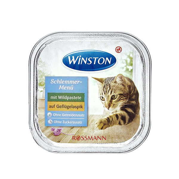 ووم گربه با طعم گوشت شکاری و طیور وینستون – Winston