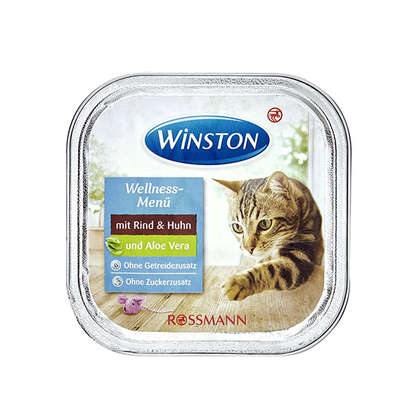 ووم گربه با طعم گوشت گاو و مرغ وینستون – Winston — تصویر ۲