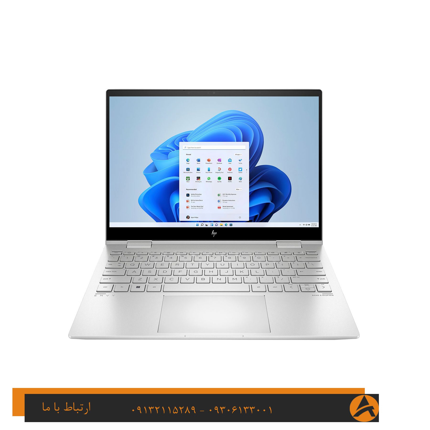 لپ تاپ اپن باکس اچ پی تاچ مدل HP ENVY 2 IN 1 15 X360 TOUCH -R7 16G 512GB SSD 512 MB AMD