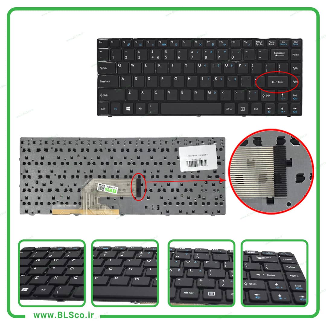 کیبورد لپ تاپ ام اس آی MSI CR420