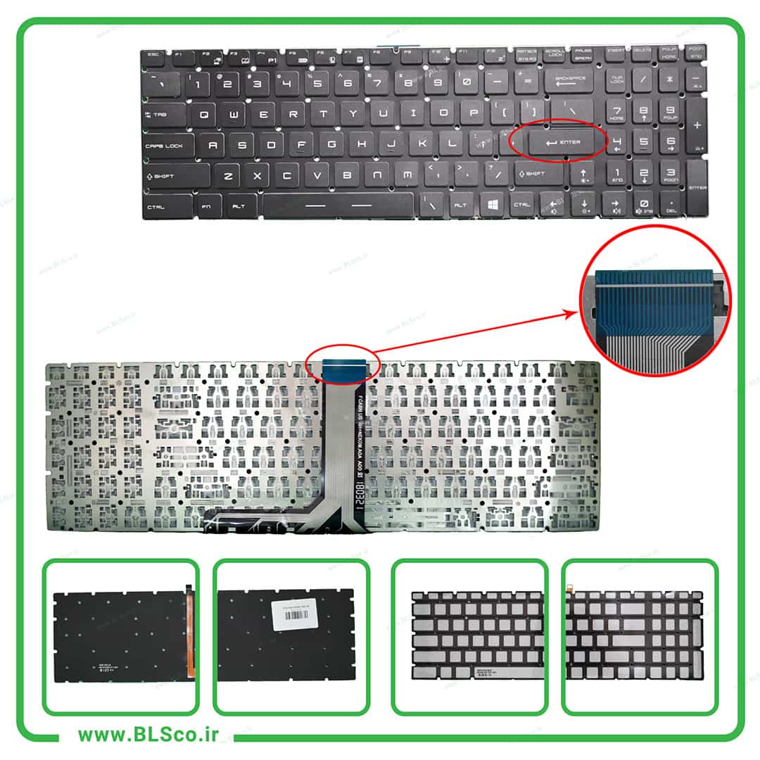 کیبورد لپ تاپ ام اس آی MSI MS-16J1