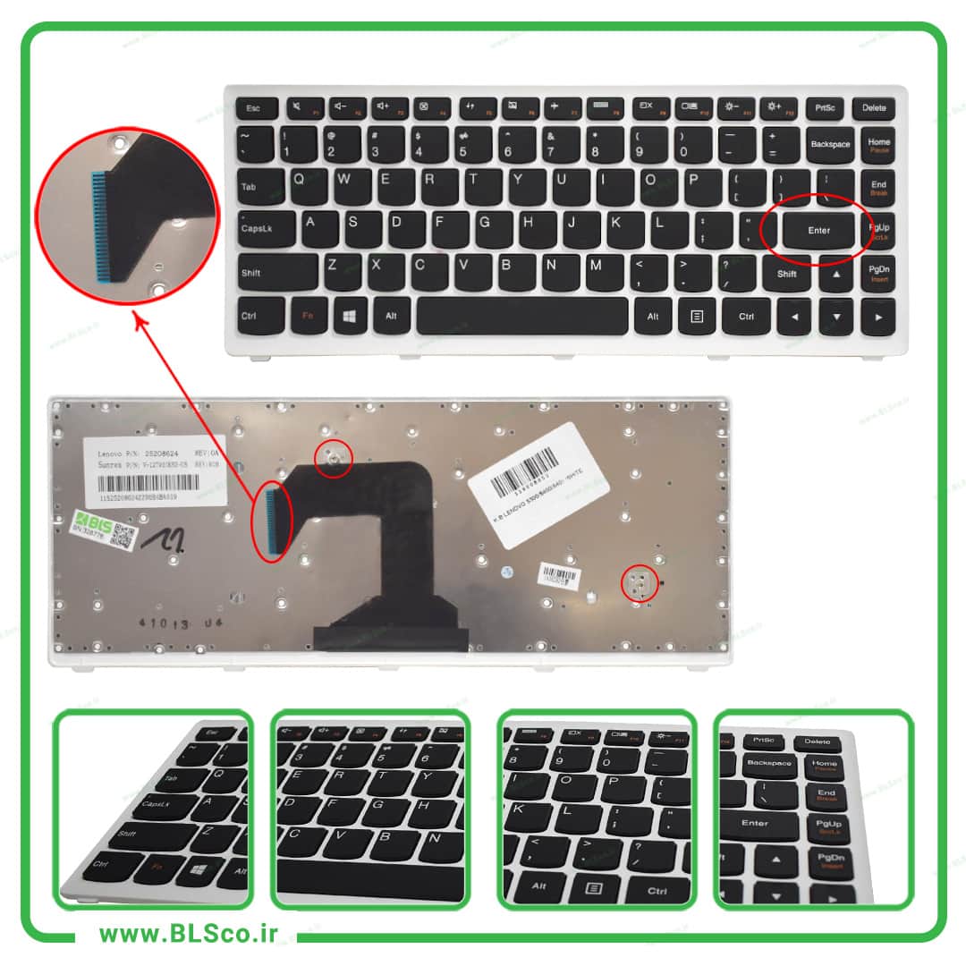 کیبورد لپ تاپ لنوو Lenovo IdeaPad S400