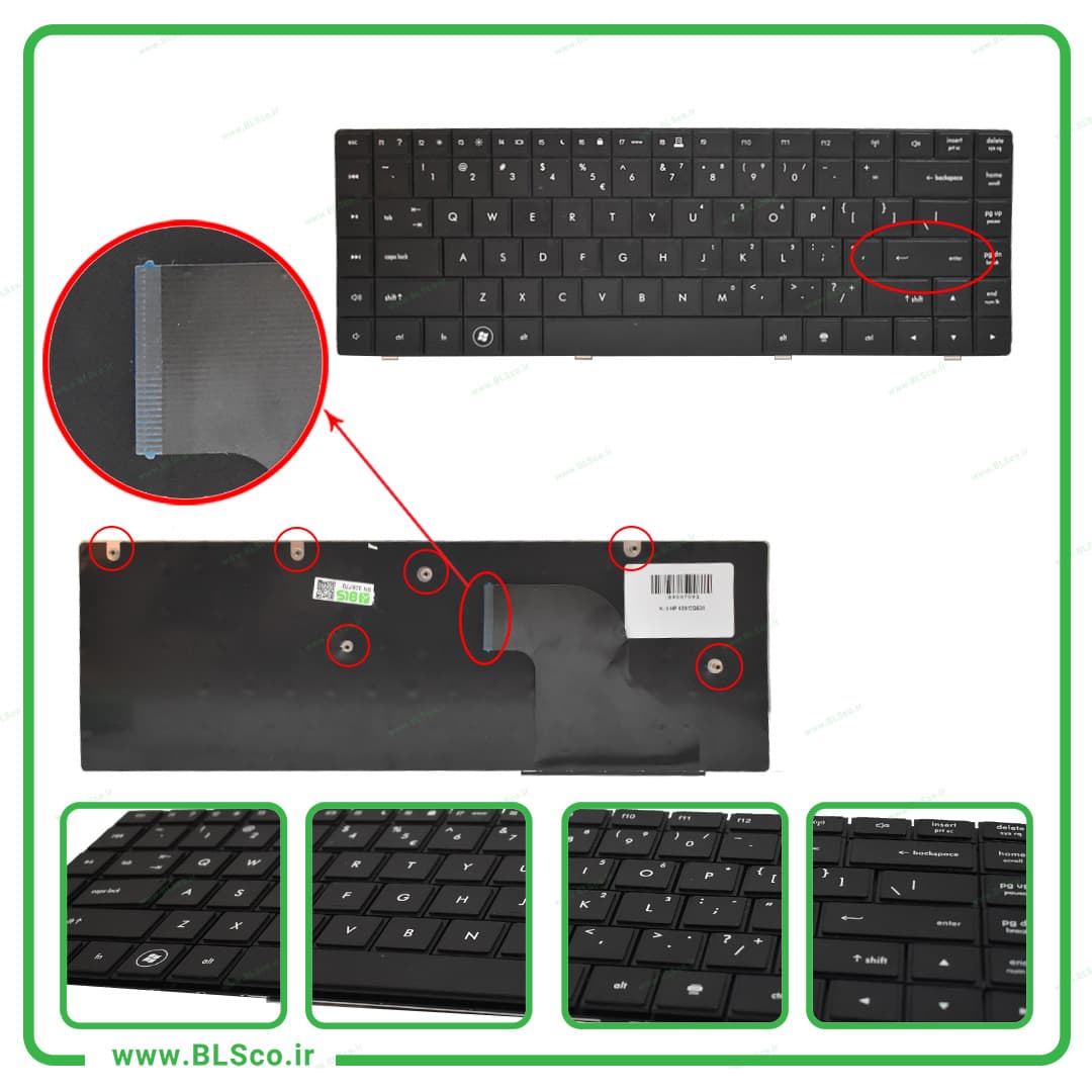 کیبورد لپ تاپ اچ پی Keybaord laptop HP 620