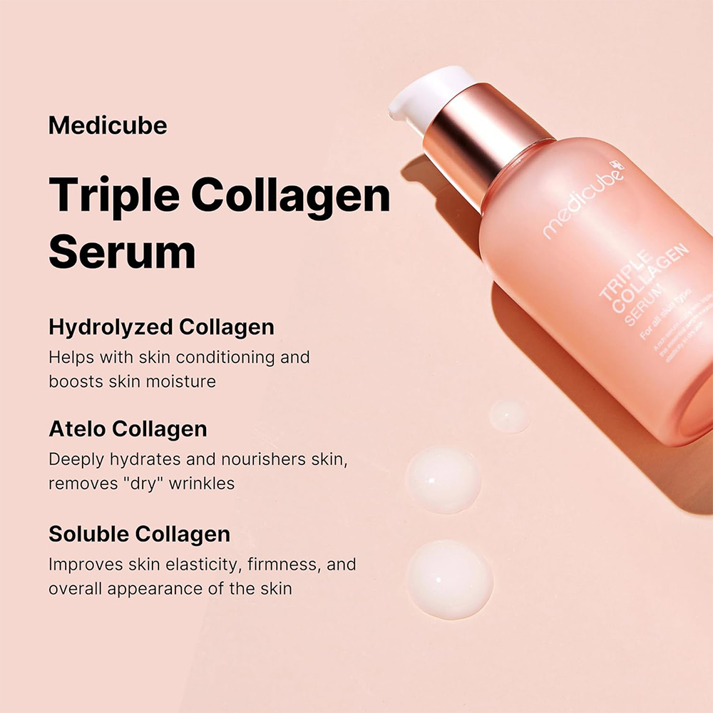 سرم جوانساز کمپلکس کلاژن مدی کیوب Medicube Triple Collagen Serum — تصویر ۸