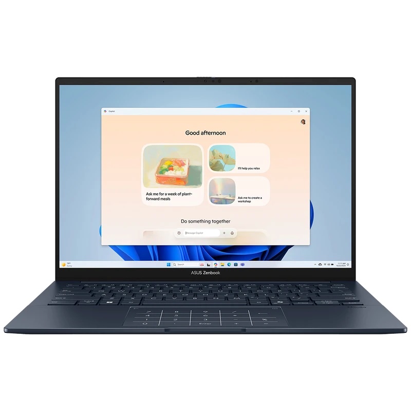 لپ تاپ ایسوس 14 اینچی مدل Zenbook 14 UX3405CA Core Ultra 9 285H 16GB 1TB OLED Touch