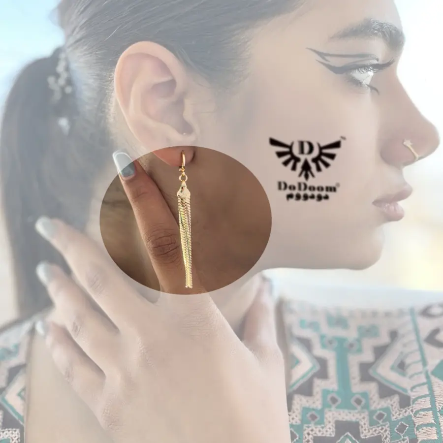 گوشواره مدل ماری استیل E53