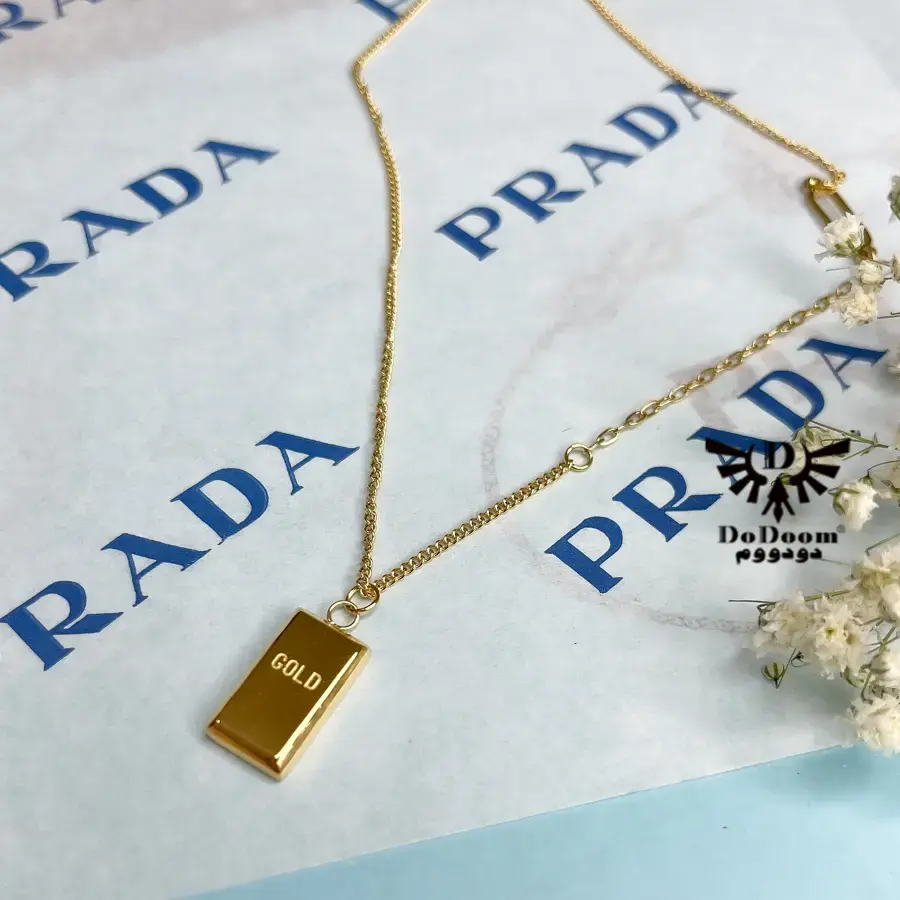گردنبند مدل gold استیل GD18 — تصویر ۲
