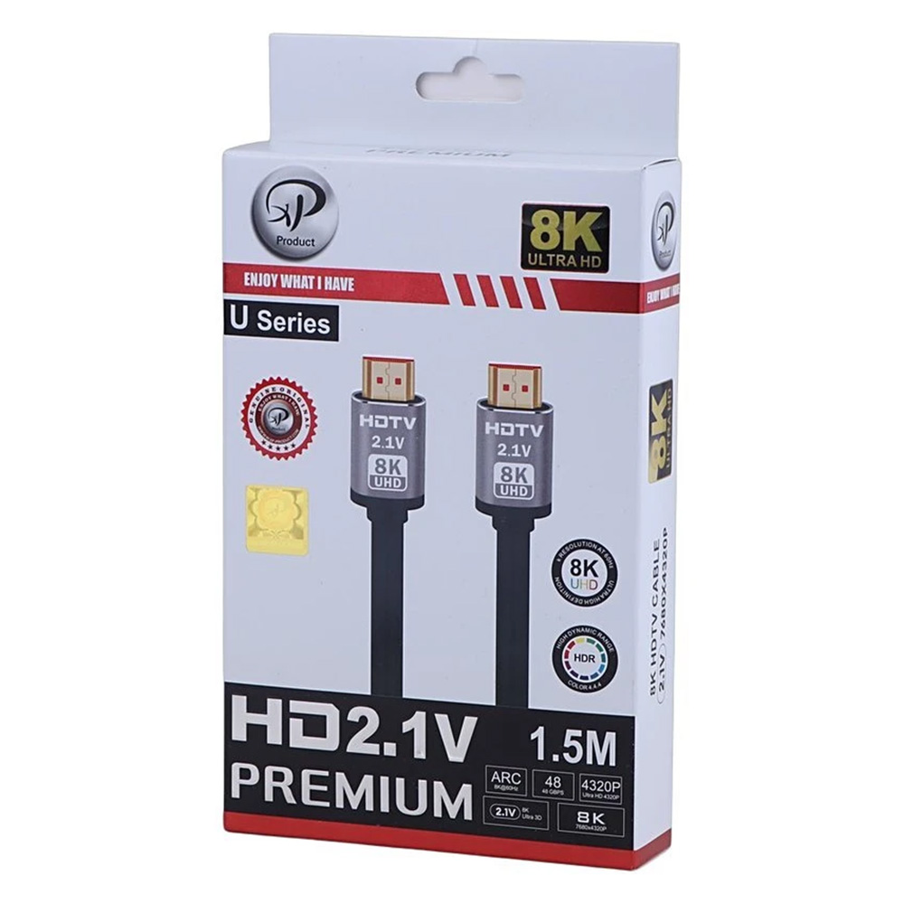 کابل 1.5 متری ایکس پی پروداکت HDMI 8K U Series — تصویر ۵