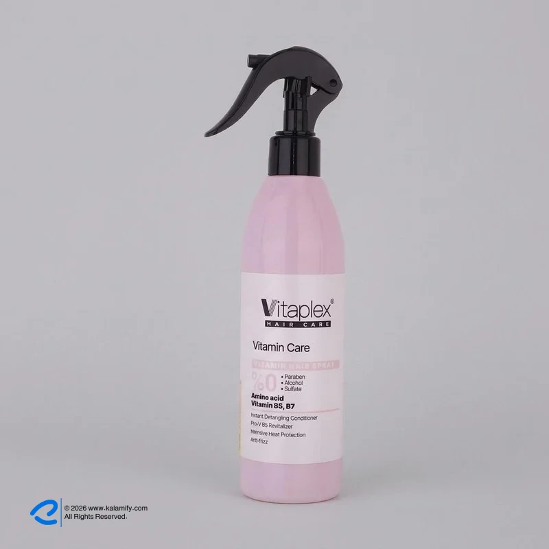 اسپری حالت دهنده مو با قدرت حفظ حالت مو 2 ویتاپلکس مدل Vitamin Care 03 مناسب مو خشک و معمولی حجم 300 میلی لیتر