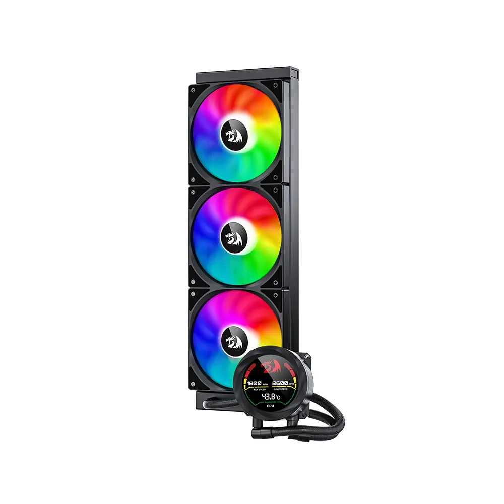 خنک کننده پردازنده مایع ردراگون مدل CCW-1017 ARGB — تصویر ۲