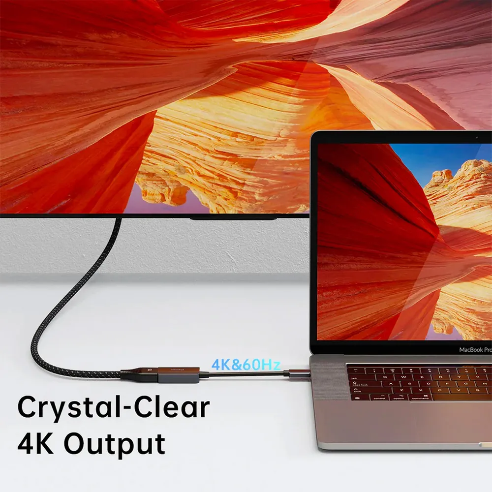 مبدل تایپ سی به HDMI رپو مدل XD10 — تصویر ۴