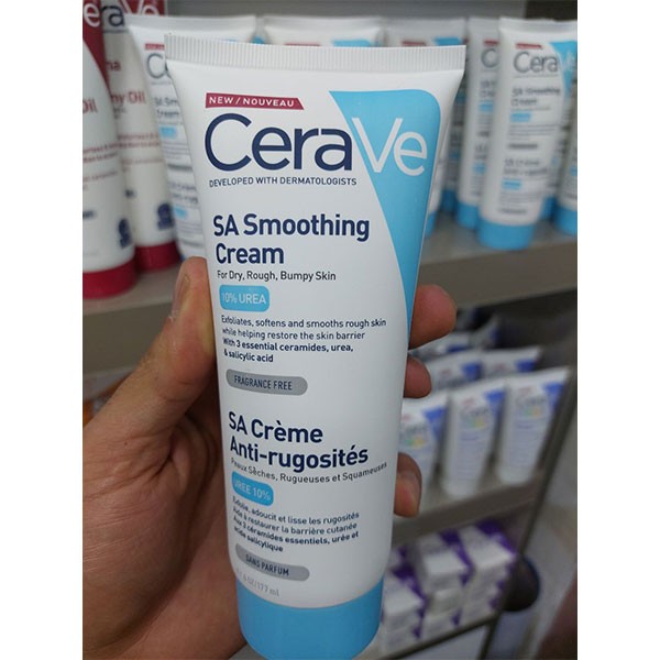 کرم مرطوب کننده قوی سراوی SA Smoothing cream حجم 177 میل — تصویر ۵