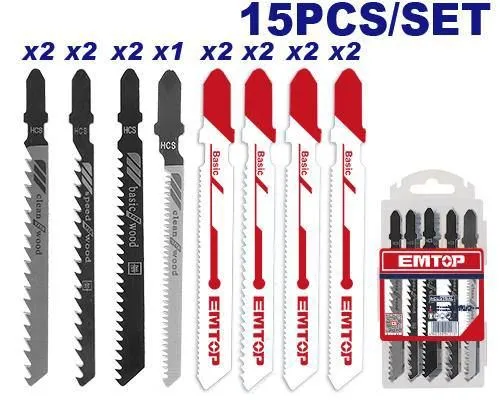 ست 15 عددی تیغ اره عمودبر امتاپ EMTOP مدل EJSBT1501