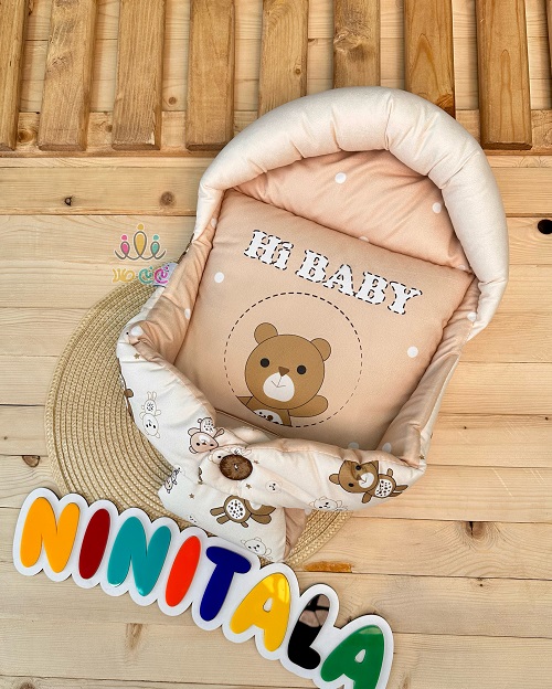 قنداق نوزاد سوئیسی hi baby کرمی — تصویر ۲