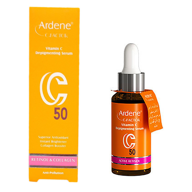 سرم پوست آردن سی فکتور مدل ویتامین C50 حجم 30 میلی لیتر — تصویر ۳