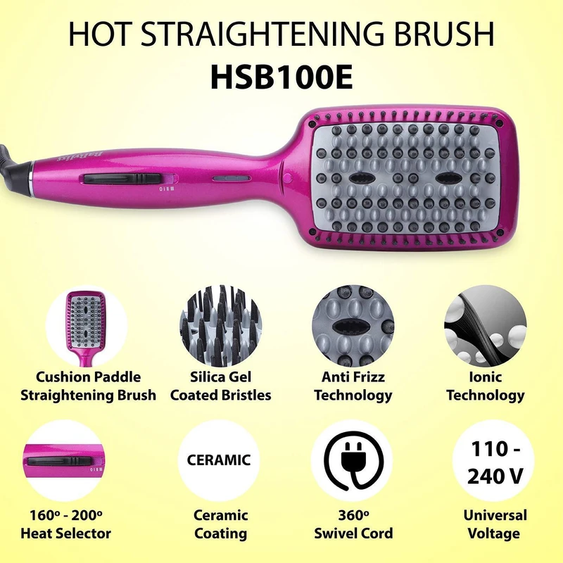 برس حرارتی صاف‌کننده مو بابیلیس مدل HSB100E — تصویر ۳