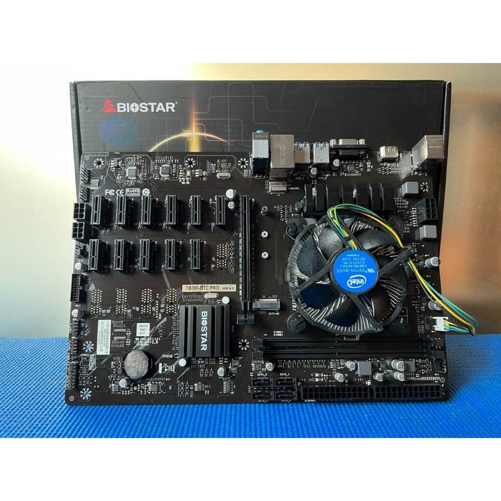 باندل مادربرد BIOSTAR TB360-BTC Pro 2.0 + Intel G5420 + Fan