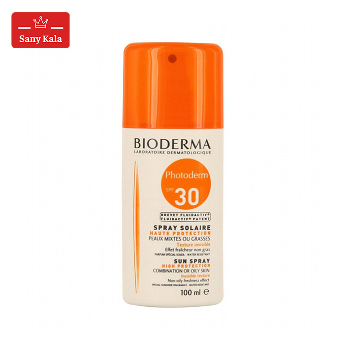 اسپری ضد آفتاب و کرم گریم بایودرما BIODERMA مدل فتودرم SPF30 شماره 3 — تصویر ۳