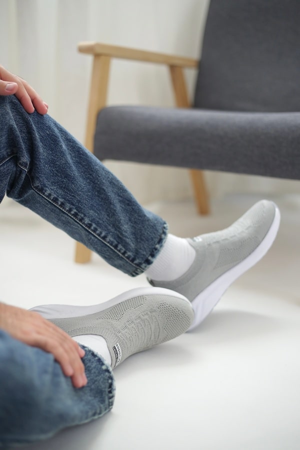 کتونی جورابی مدل آدیداس بافتی مردانه skechers — تصویر ۵