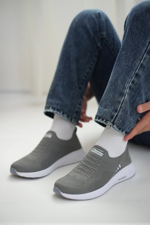 کتونی جورابی مدل آدیداس بافتی مردانه skechers — تصویر ۳