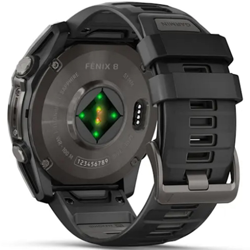 ساعت گارمین fenix 8 – 51 mm AMOLED Sapphire Carbon Gray — تصویر ۴