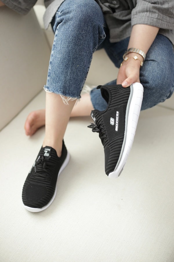 کتونی جورابی مدل اسکیچرز 8 زنانه skechers — تصویر ۳