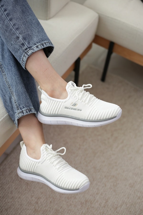 کتونی جورابی مدل اسکیچرز 8 زنانه skechers — تصویر ۲