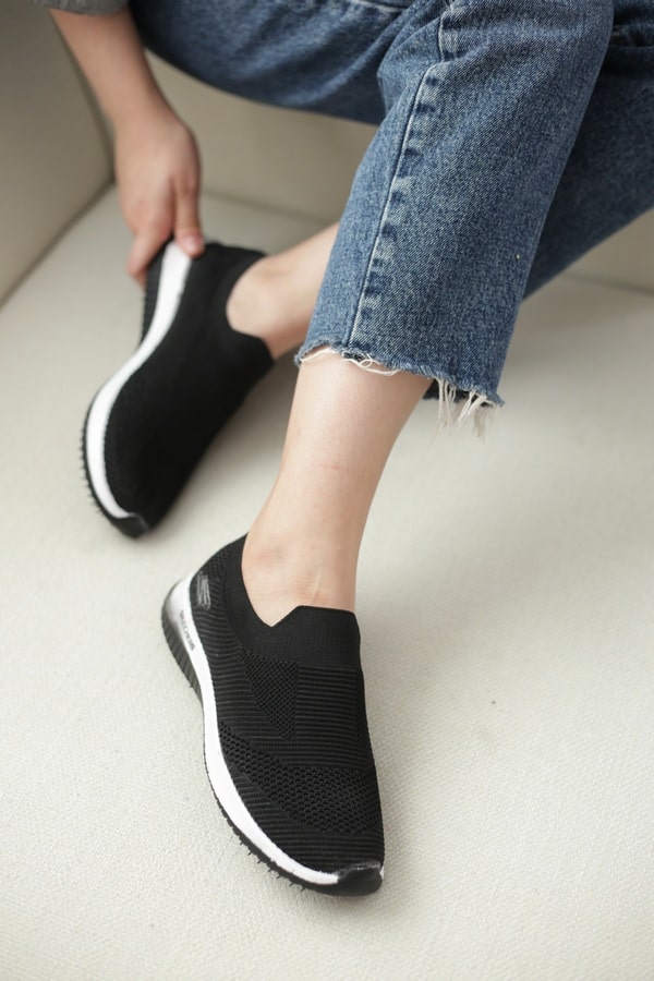 کتونی جورابی زنانه مدل اسکیچرز زنانه (کشی) skechers — تصویر ۳
