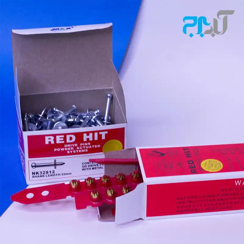 میخ و چاشنی بتن ردهیت RED HIT سایز 32 میلی متر – بسته شامل 100عدد — تصویر ۲