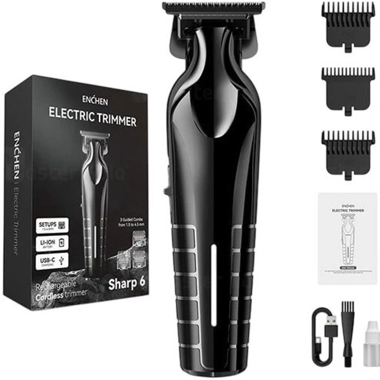 ماشین اصلاح شارژی چندکاره انچن شیائومی SHARP6 — تصویر ۳