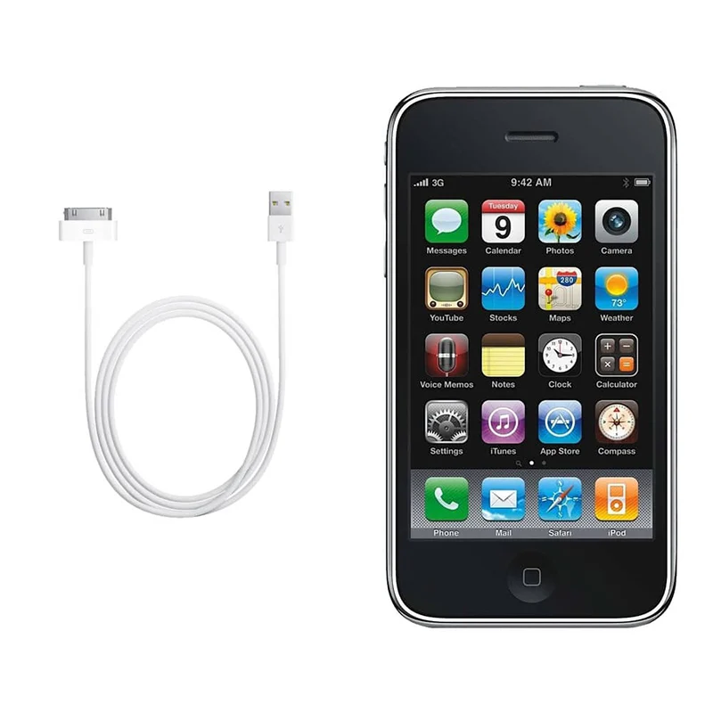 کابل شارژ اصلی Iphone 3GS