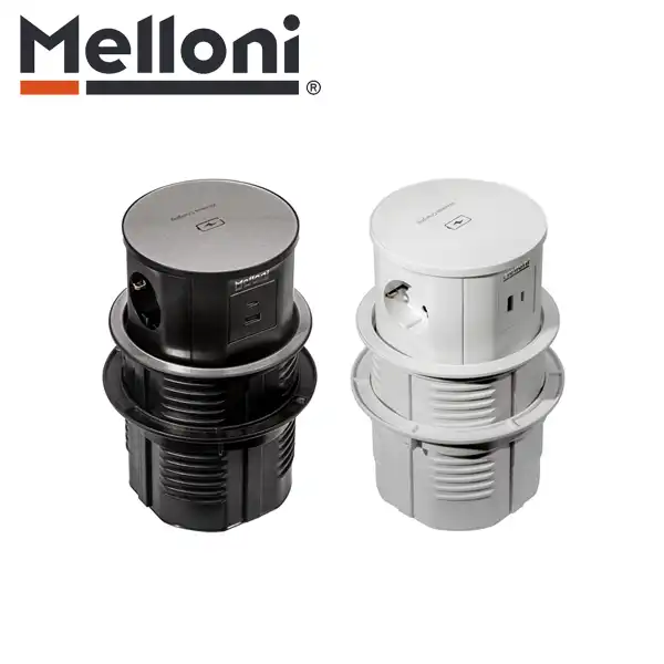 پریز توکار کابینتی پاپ آپ (آسانسوری) ملونی (Melloni) مدل 10110 — تصویر ۷