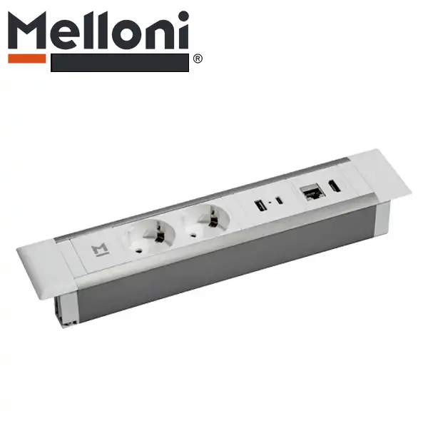پریز توکار ملونی (Melloni) کد 10094 — تصویر ۴