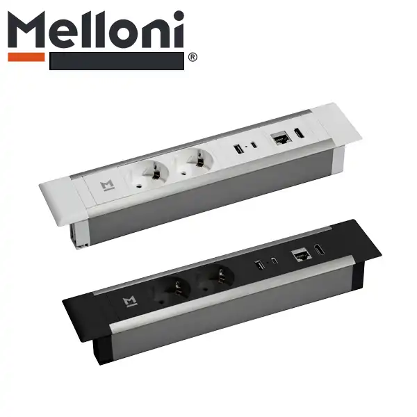 پریز توکار ملونی (Melloni) کد 10094 — تصویر ۳