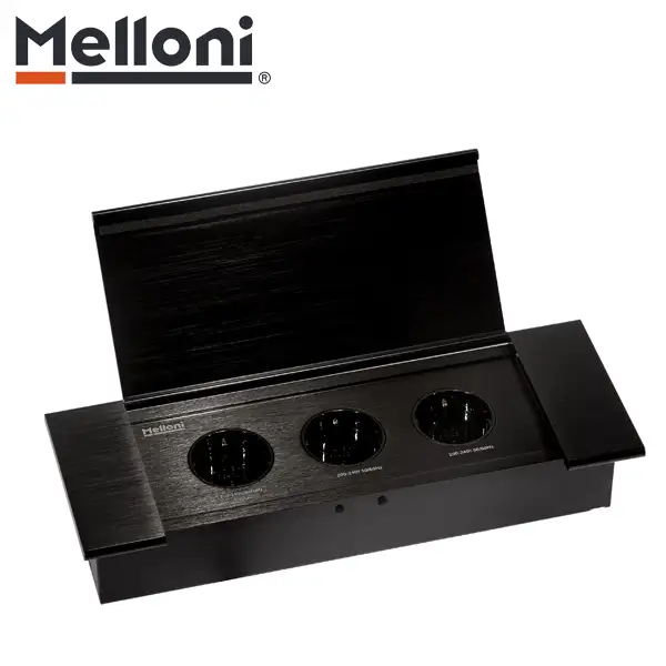 پریز توکار کابینتی ملونی (Melloni) مدل 10106 — تصویر ۳