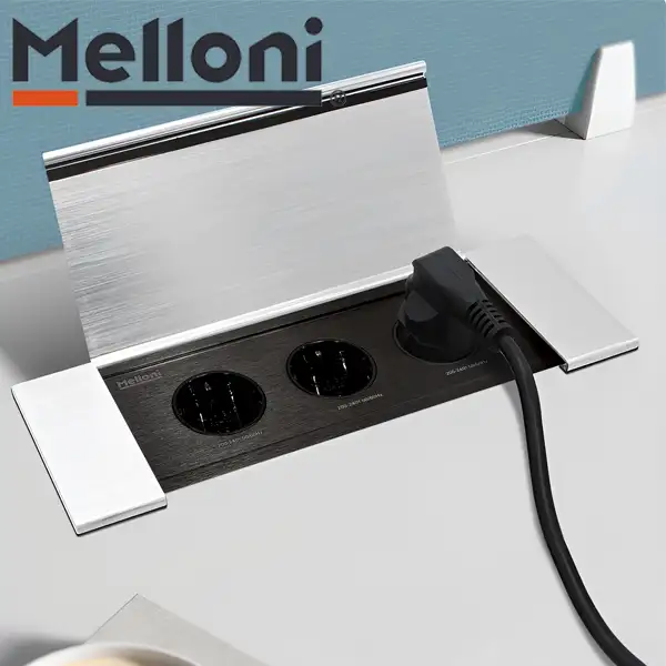 پریز توکار کابینتی ملونی (Melloni) مدل 10106 — تصویر ۶