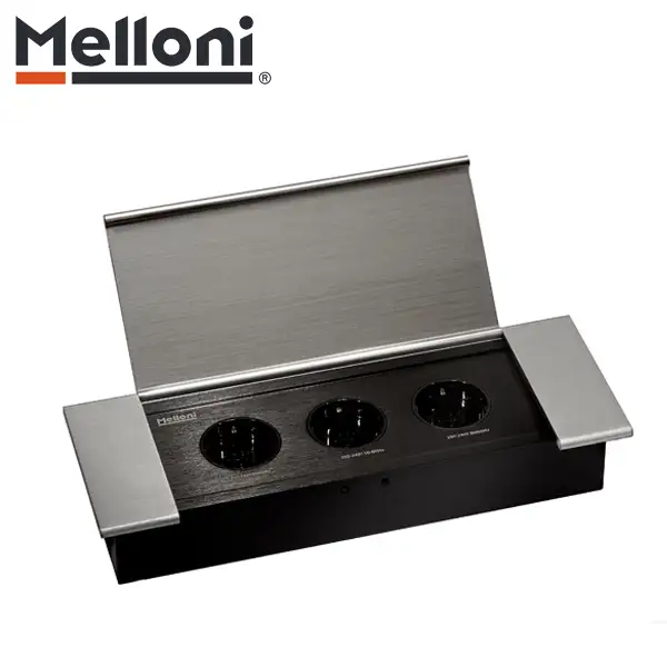 پریز توکار کابینتی ملونی (Melloni) مدل 10106 — تصویر ۵