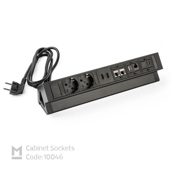 پریز توکار و روکار کابینتی ملونی (Melloni) کد 10046 — تصویر ۲