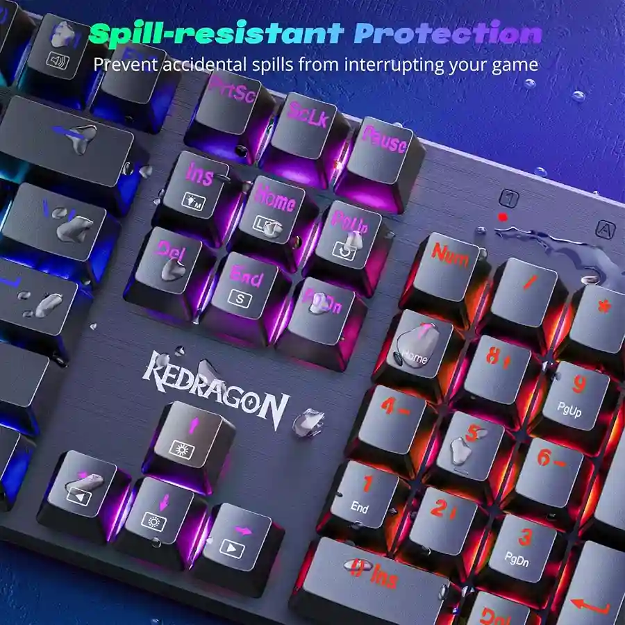 کیبورد مکانیکال گیمینگ ردراگون Sindri K671 RGB Black — تصویر ۴