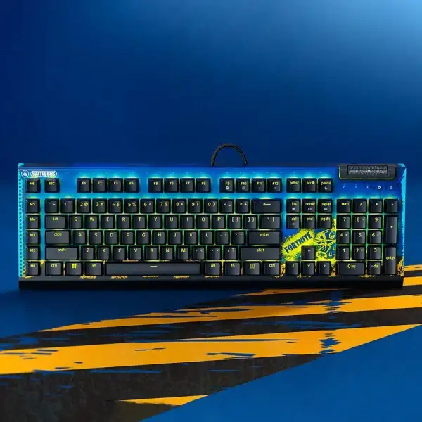 کیبورد گیمینگ ریزر BlackWidow V4 X Fortnite Edition – Yellow Switch — تصویر ۴