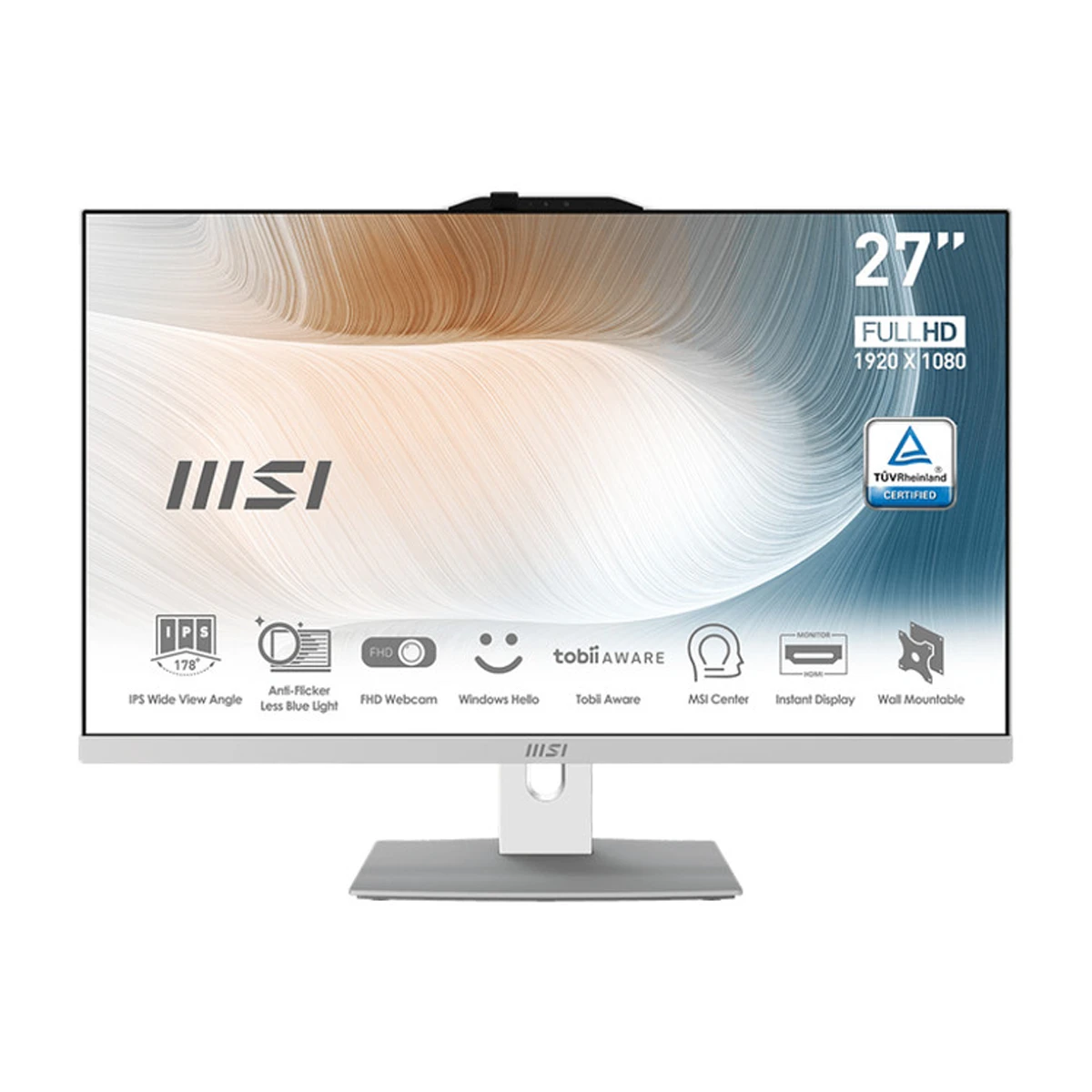 آل این وان 27 اینچ ام اس آی Modern AM272P 13M Core i3 1315U/500GB SSD/8GB/Intel White
