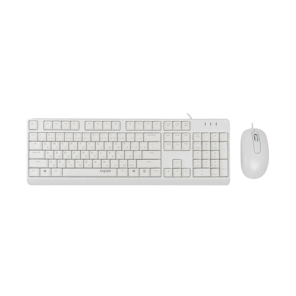 کیبورد و موس باسیم رپو X130 Pro White