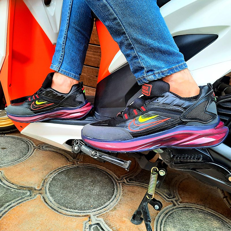 کتونی اسپرت مردانه کپسول دار مدل نایک ایر مکس(nike air max)|رنگ مشکی|سایز 41_44|ضد آب