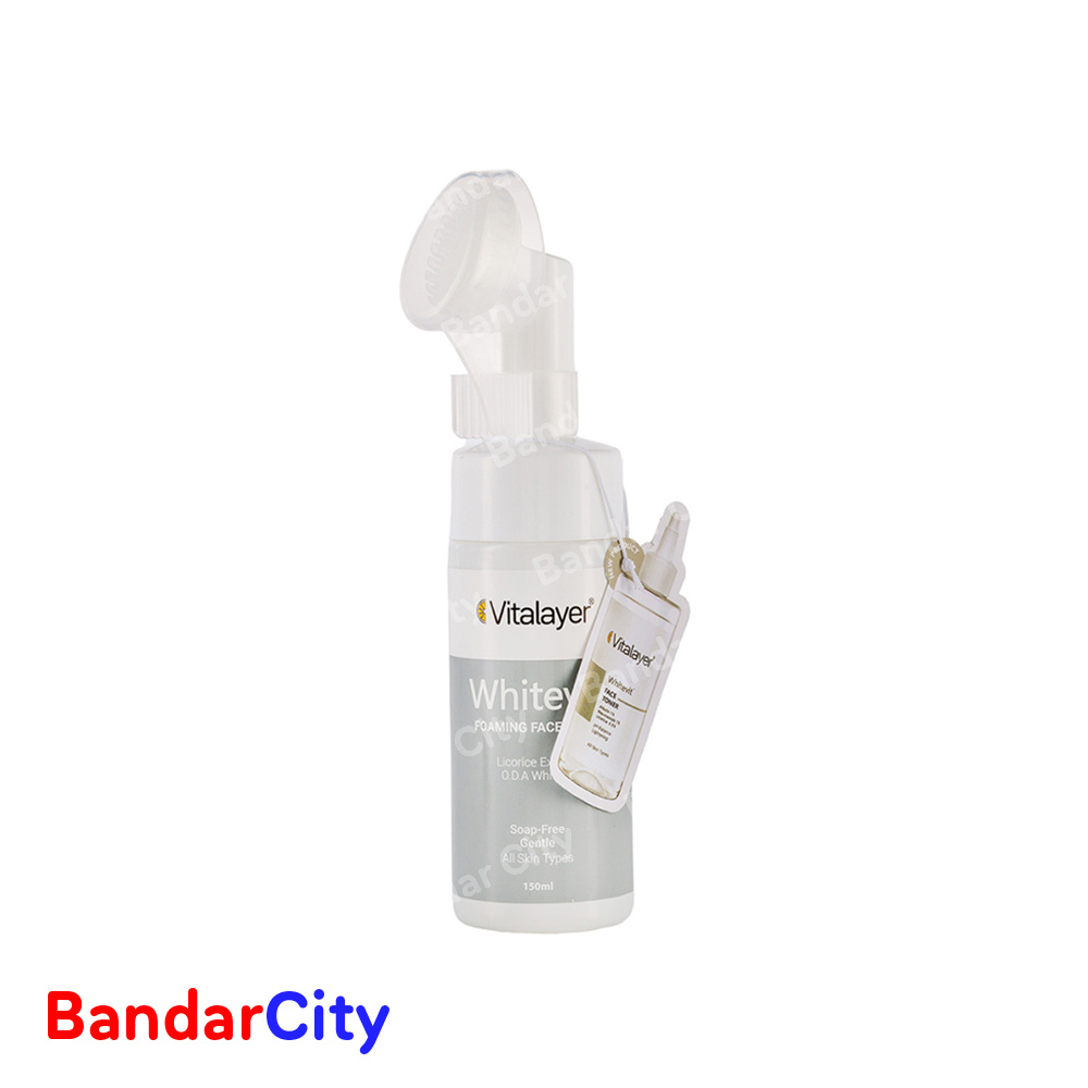 فوم شستشوی صورت مدل Whitevit ویتالیر150ML — تصویر ۳