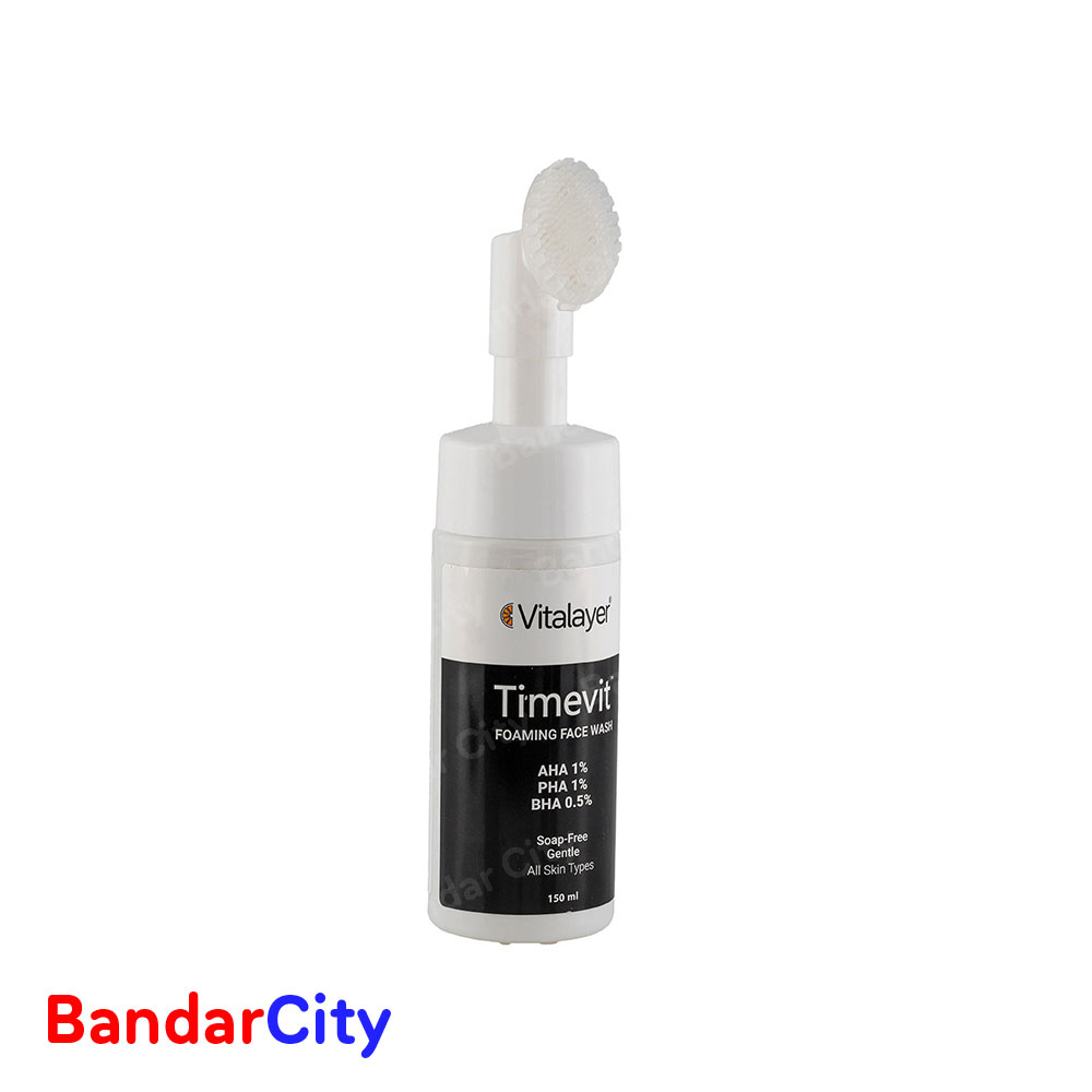 فوم شستشوی تایم ویت ویتالیر 150ML — تصویر ۲
