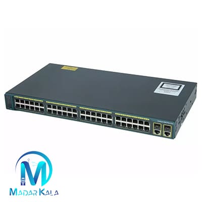 سوئیچ شبکه سیسکو 2960 Plus 48 پورت PoE
