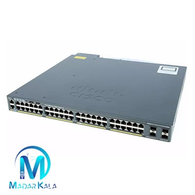 سوئیچ شبکه Cisco WS-C2960XR-48LPD-I با 48 پورت