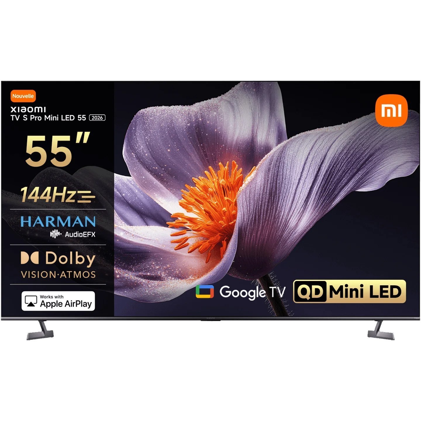 تلویزیون هوشمند 65 اینچ شیائومی مدل Xiaomi TV S Pro Mini LED 2026 4K UHD Google TV